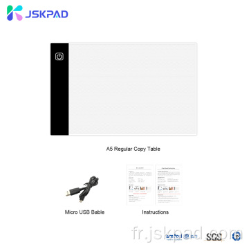 JSKPAD A5 Boîte de traçage à LED petit style